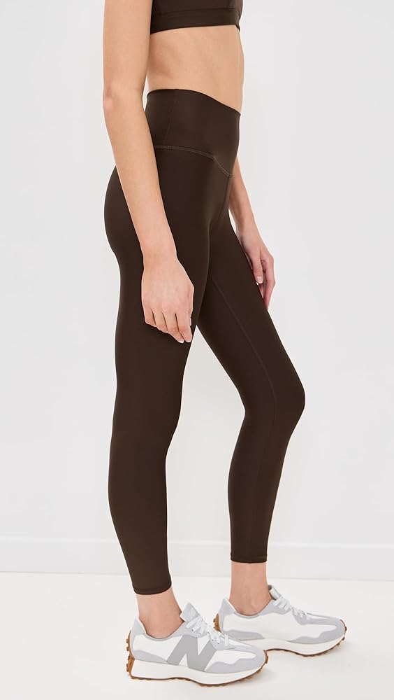 alo air lift レギンス XS ブラウン Alo Yoga Women's 7/8 High-Waist Airlift Leggings, Espresso